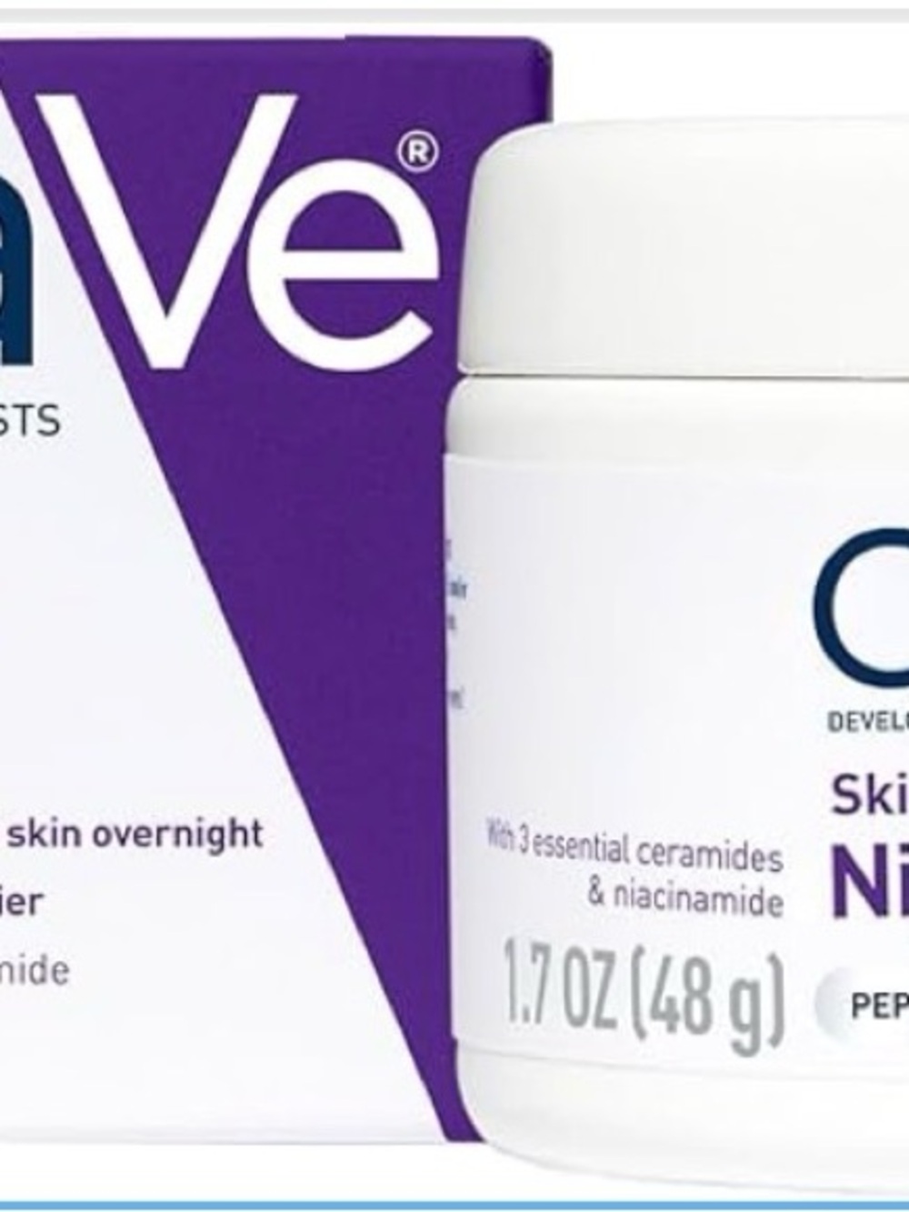 CeraVe Night Cream, Face Moisturizer, Skin Care for Dry Skin, 1.7oz